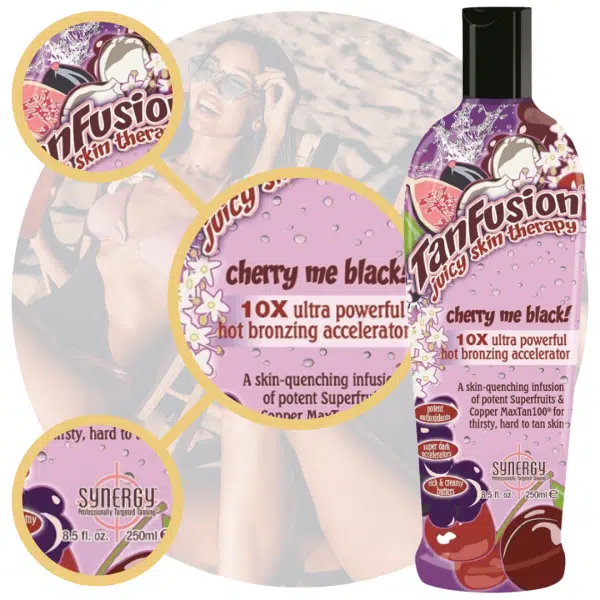 Synergy Tan Cherry Me Black Tingle Bronzer - obrazek 4