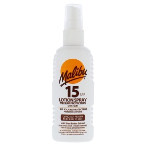 Malibu Sun Lotion Spray SPF15 Wodoodporny Spray 100ml