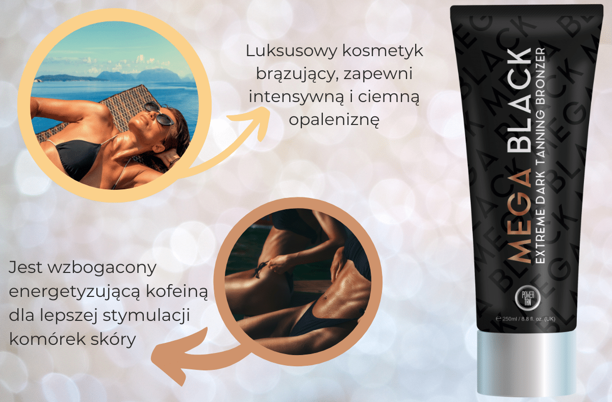 Бронзатор для загара в солярии Power Tan Mega Black, для всех типов кожи, 250 мл — фото 3