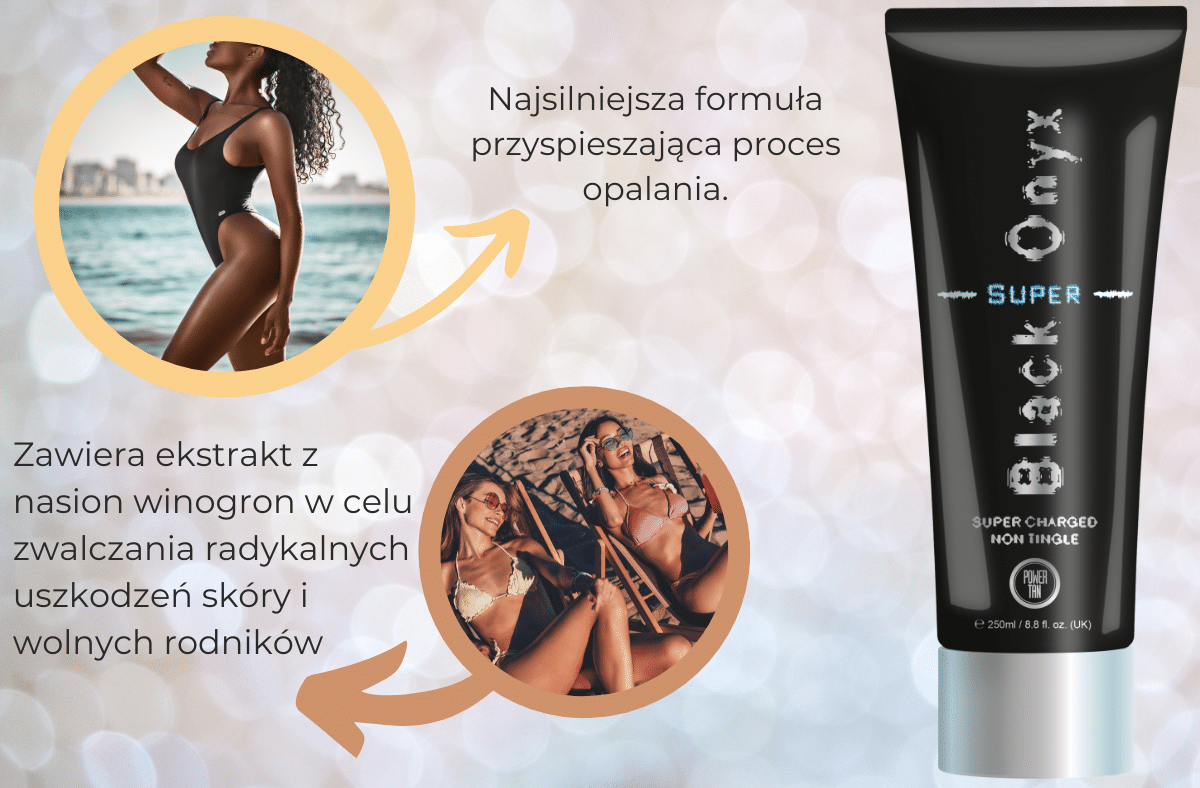 Бронзатор для загара в солярии Power Tan Super Black Onyx, ускоряет загар, 250 мл — фото 3