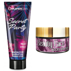 Supertan California Secret Party 200ml + Słoiczek Beauty Face 15ml