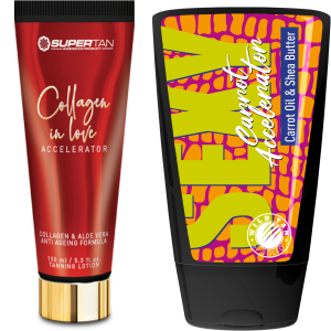 Supertan Collagen In Love + Wild Tan Sexy Carrot Gratis