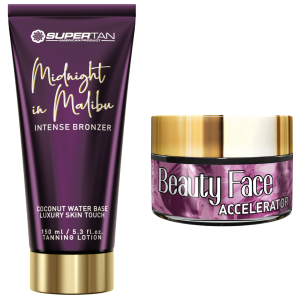 Supertan Midnight in Malibu Mocny Bronzer + Słoiczek Beauty Face