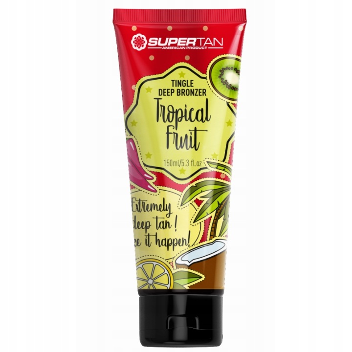 Набор для солярия SuperTan, бронзер Pineapple & Mango 150 мл и Tingle Tropical Fruit 150 мл — фото 2